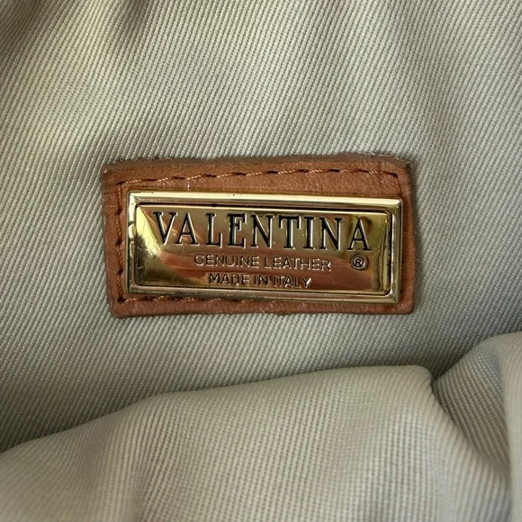 Valentina Teal/turquoise Leather Crossbody Bag - Picture 7 of 9